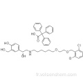 Pharmaceutique Grade Vilanterol Trifenatate CAS 503070-58-4